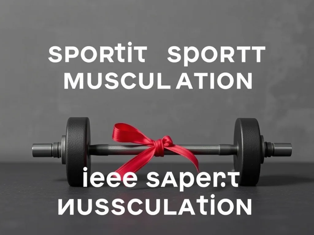 Haltères et bandes élastiques présentés en coffret cadeau musculation